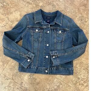 Gap Stretch Denim Truckers Jean Jacket, Women's size L